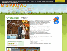 Tablet Screenshot of gry.misiakowo.pl